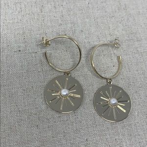 Brand New Gold Filled Earrings with Pearls